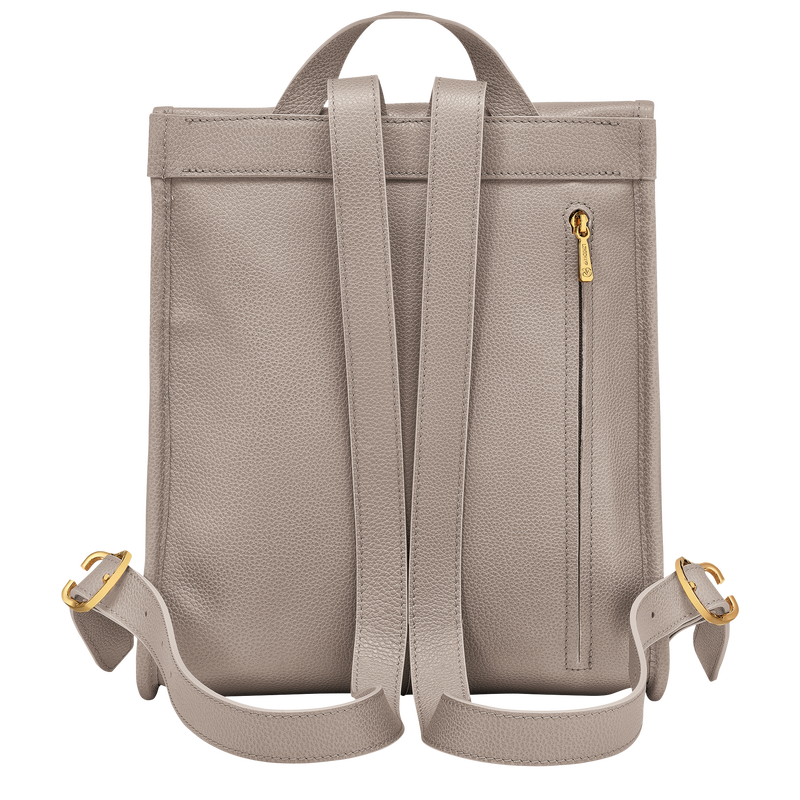Longchamp Le Foulonné Mochila Cuero - Tórtola Mejor oferta