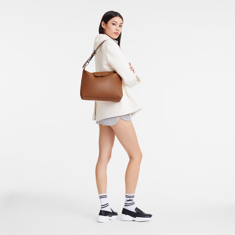 Longchamp Le Pliage Xtra Bolso Hobo M Cuero - Coñac Envío gratis