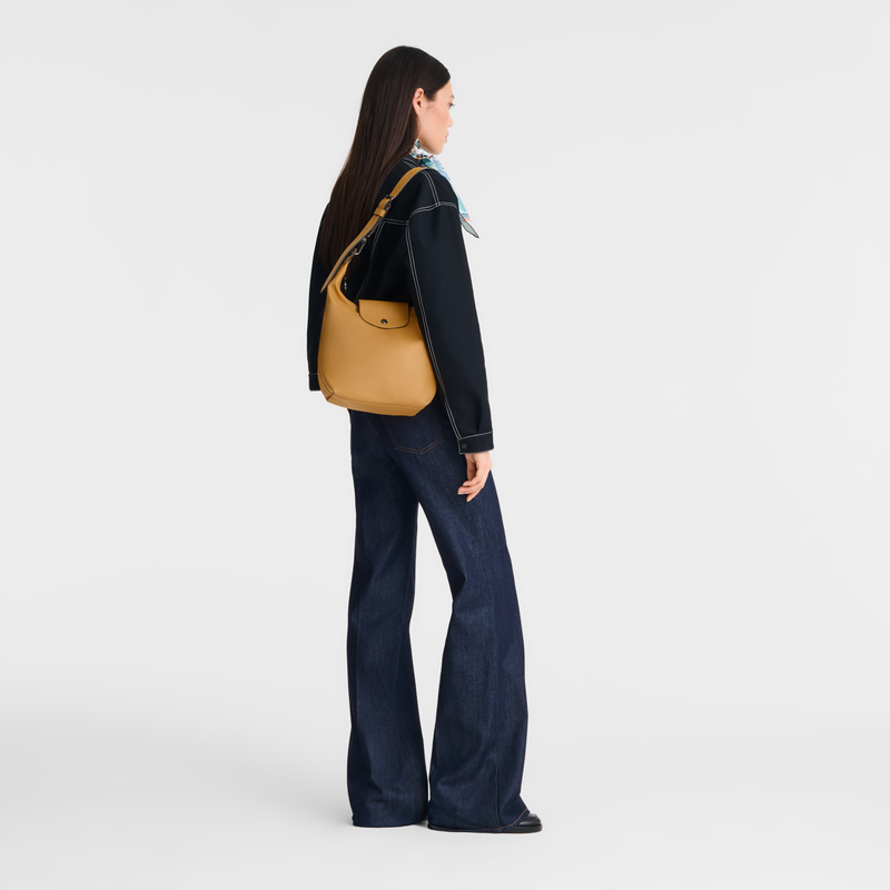Longchamp Le Pliage Xtra Bolso de hombro M Cuero - Miel ÚLTIMAS EDICIONES
