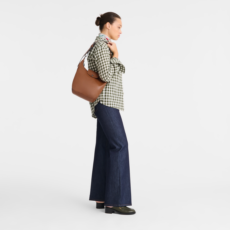 Longchamp Le Pliage Xtra Bolso de hombro M Cuero - Coñac Últimos 2 días