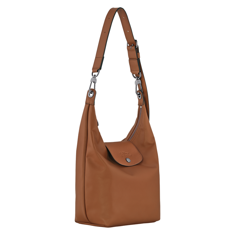 Longchamp Le Pliage Xtra Bolso de hombro M Cuero - Coñac Últimos 2 días