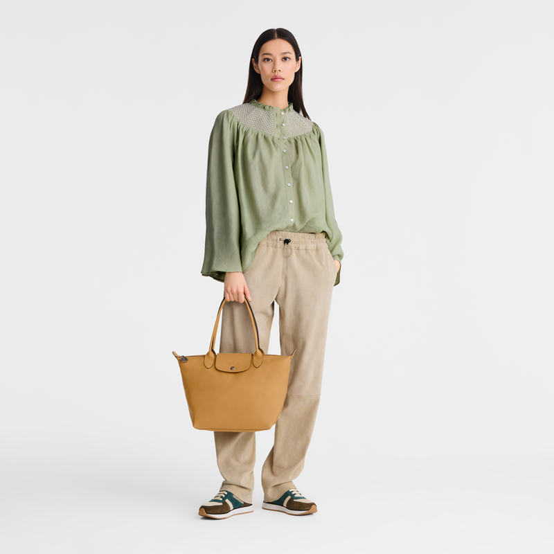 Longchamp Le Pliage Xtra Bolso shopper M Cuero - Miel Oferta especial de fábrica