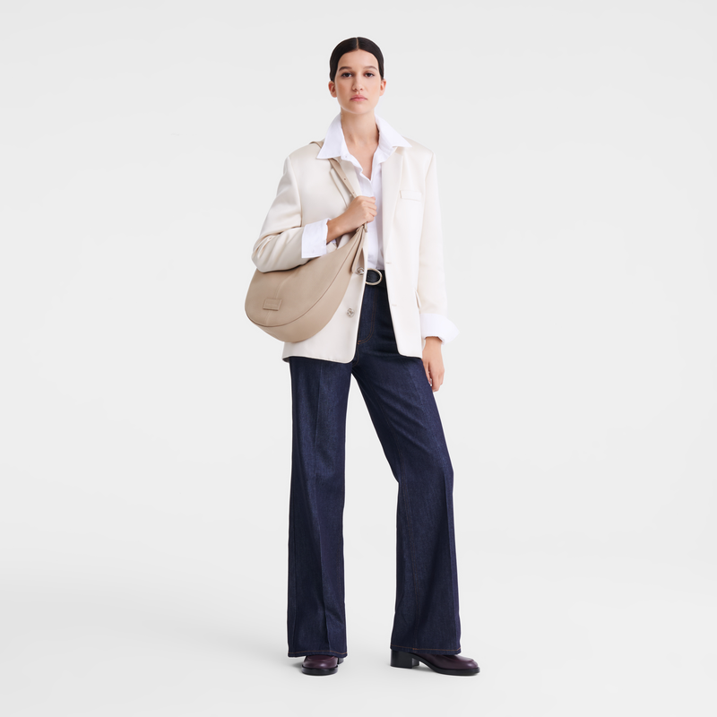 Longchamp Essential Bolso bandolera L Cuero - Arcilla Envío internacional gratuito