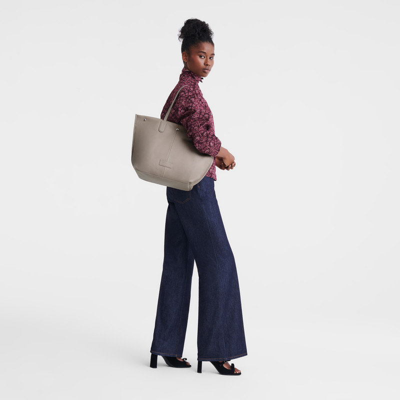 Longchamp Essential Bolso shopper L Cuero - Arcilla Precios de Black Friday