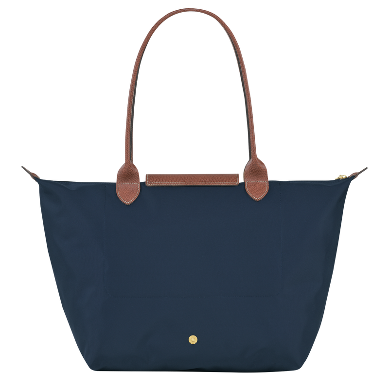 Longchamp Le Pliage Original Bolso de hombro L Lona reciclada - Azul Marino Libre de impuestos