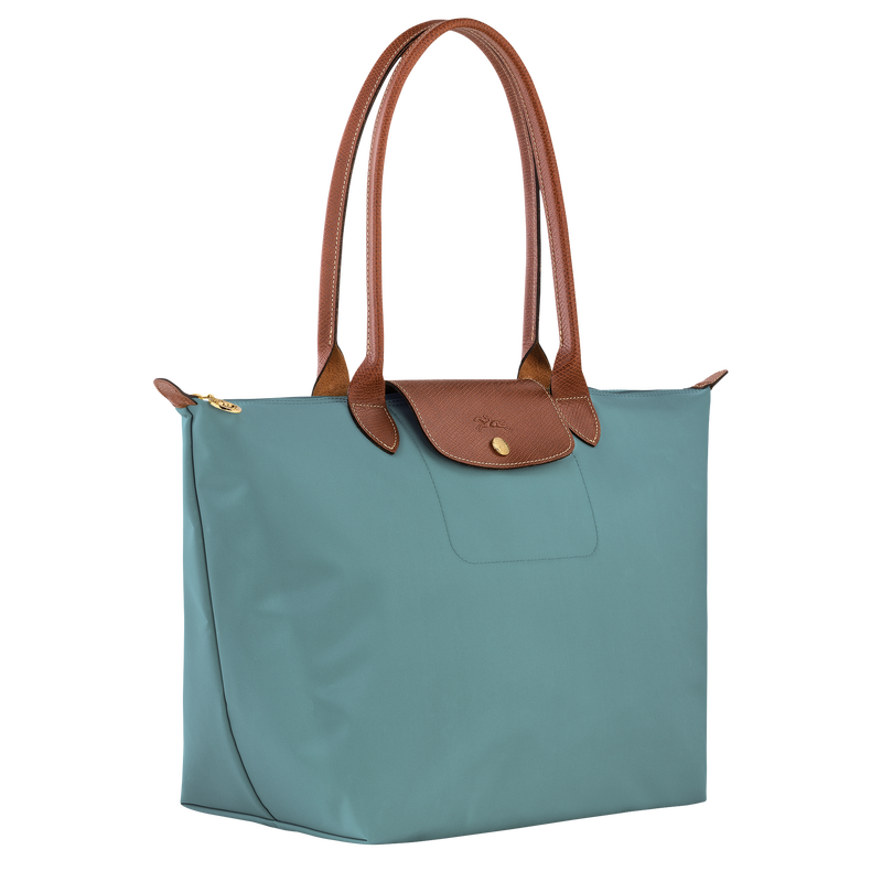 Longchamp Le Pliage Original Bolso de hombro L Lona reciclada - Eucalipto Descuento por venta flash
