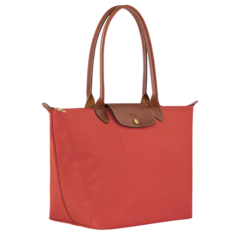 Longchamp Le Pliage Original Bolso de hombro L Lona reciclada - Tomate Ofertas de temporada