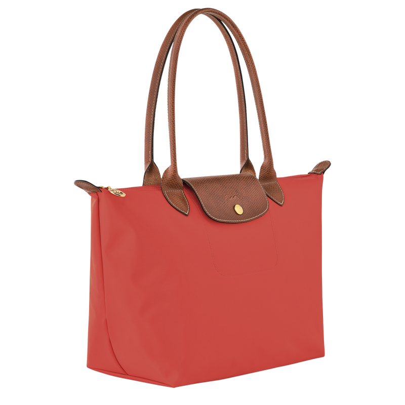 Longchamp Le Pliage Original Bolso de hombro M Lona reciclada - Tomate En línea