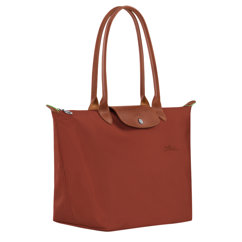 Longchamp Le Pliage Green Bolso de hombro L Lona reciclada - Castaño Outlet