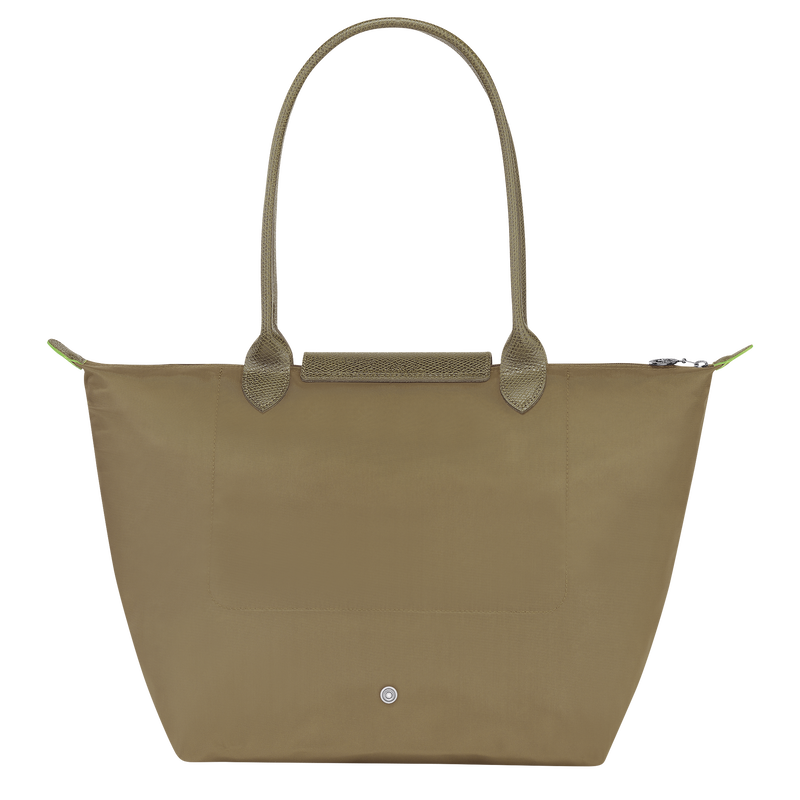 Longchamp Le Pliage Green Bolso de hombro L Lona reciclada - alcachofa Rebajas