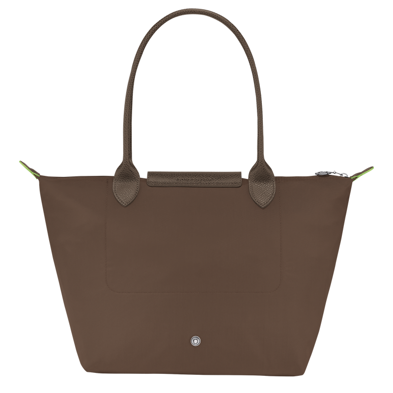 Longchamp Le Pliage Green Bolso de hombro M Lona reciclada - Tierra Venta caliente