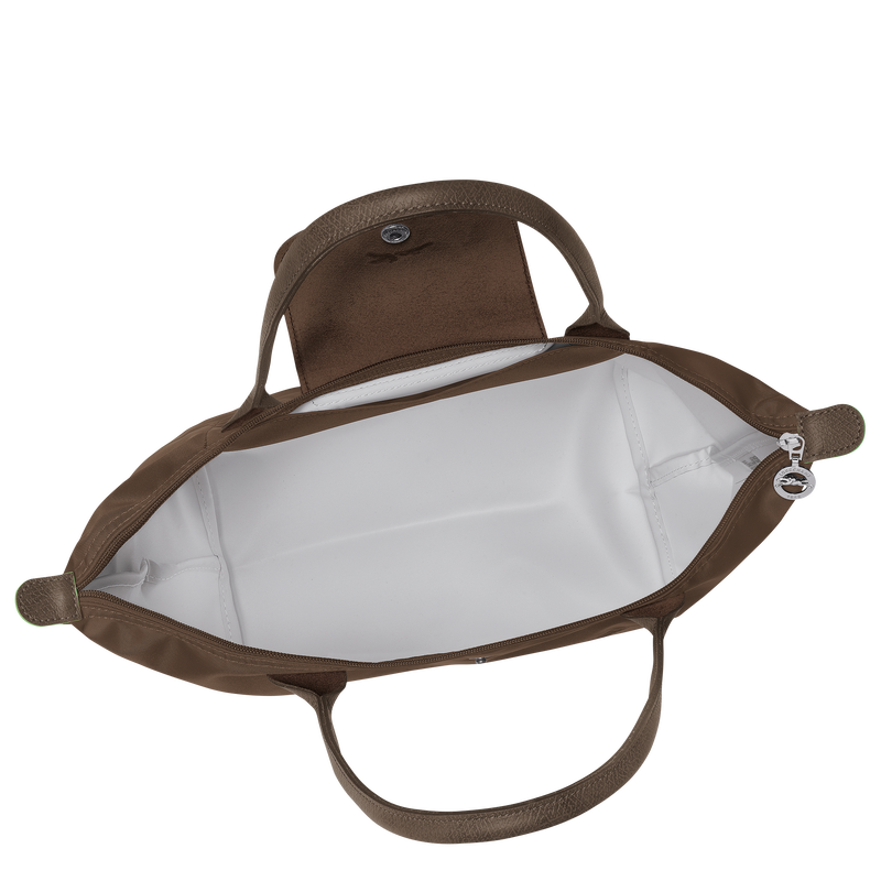 Longchamp Le Pliage Green Bolso de hombro M Lona reciclada - Tierra Venta caliente