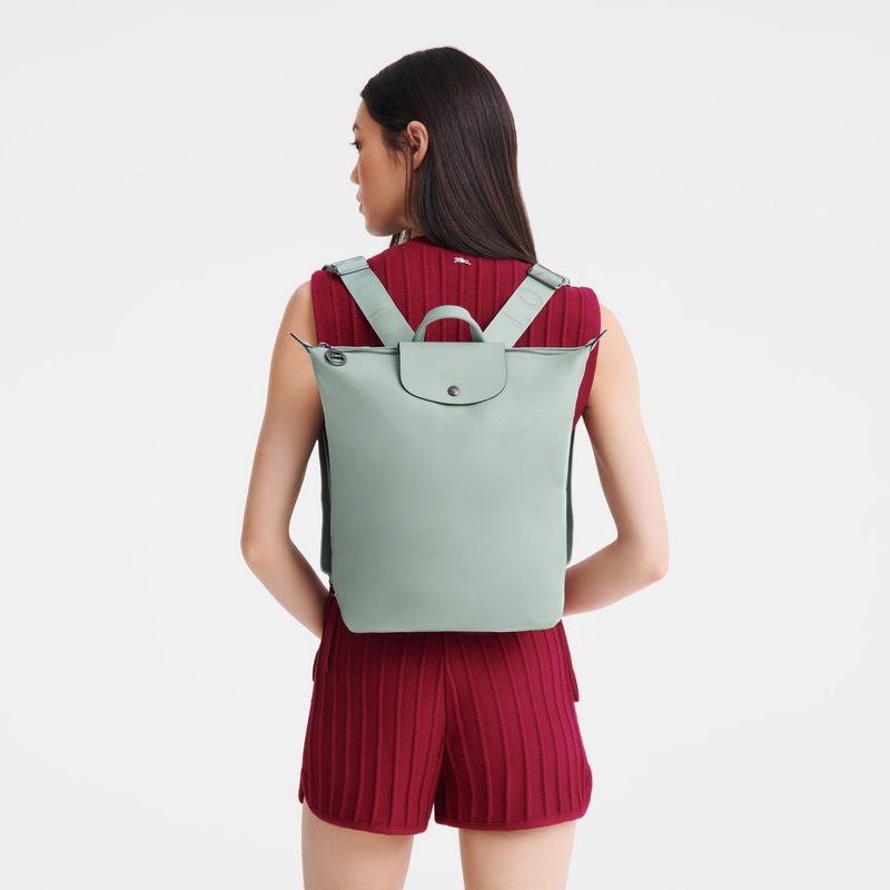 Longchamp Le Pliage Xtra Mochila M Cuero - Verbena Rebajas baratas