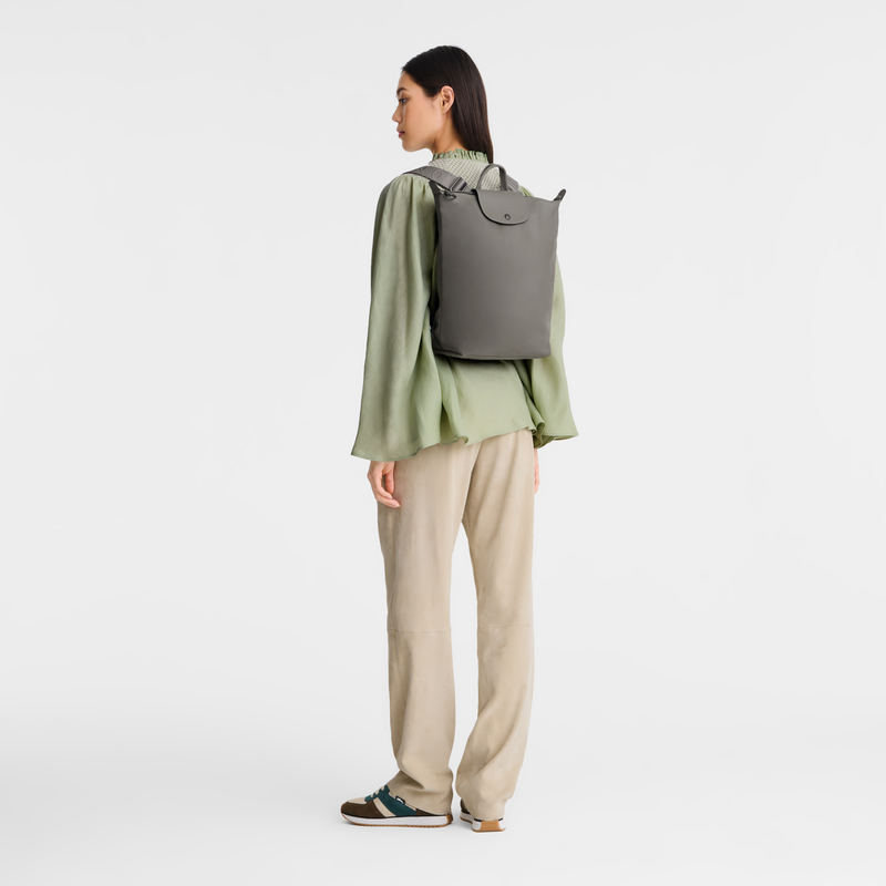 Longchamp Le Pliage Xtra Mochila M Cuero - Tórtola Rebajas de fábrica