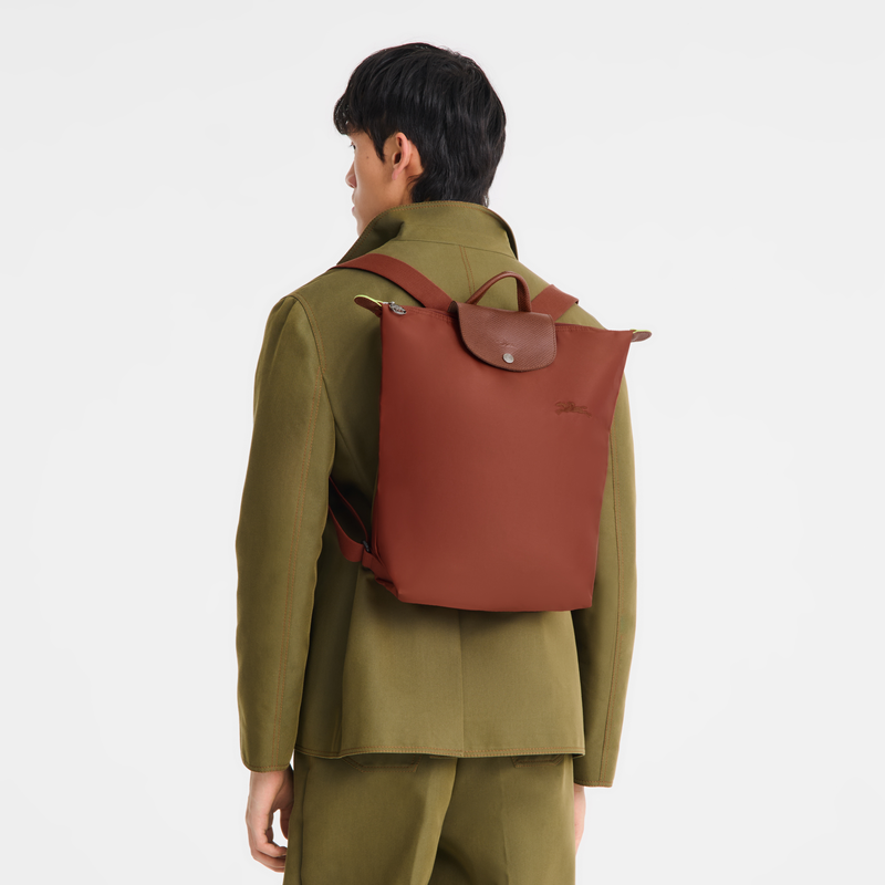 Longchamp Le Pliage Green Mochila M Tela - Castaño Mejor oferta