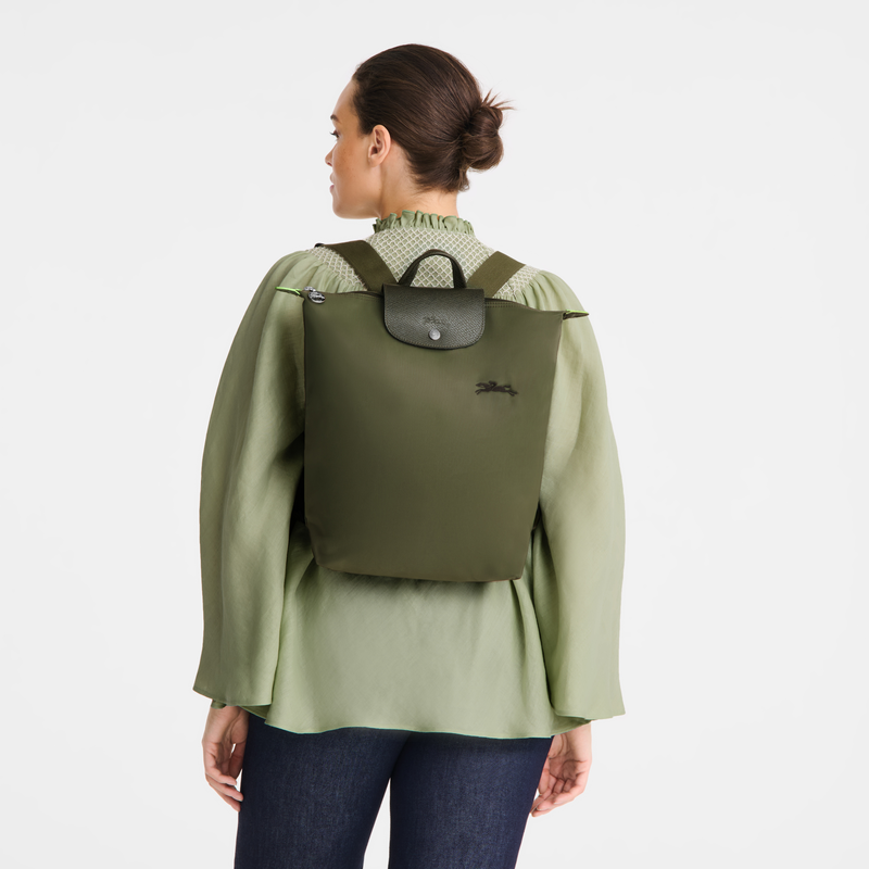 Longchamp Le Pliage Green Mochila M Tela - Bosque Rebajas online