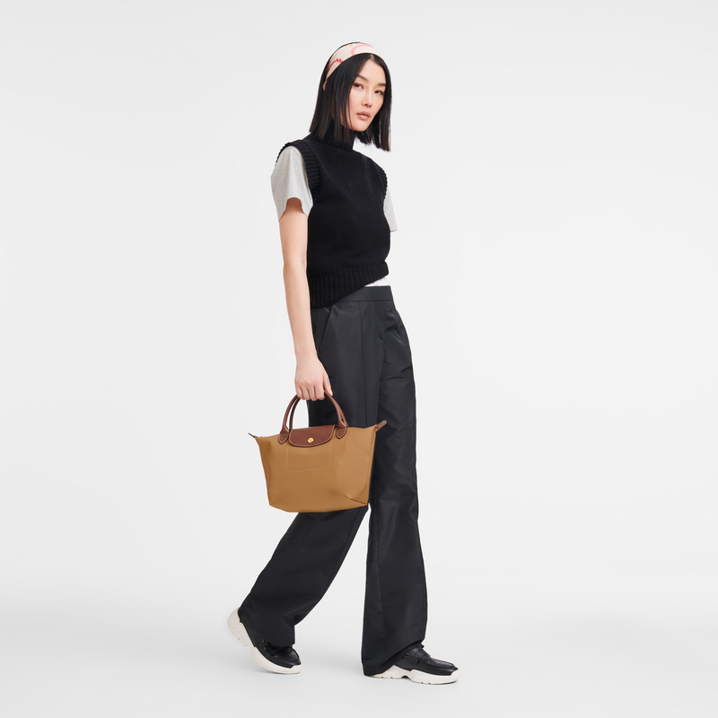 Longchamp Le Pliage Original Bolso con asa superior S Lona reciclada - Ante Promoción por tiempo limitado