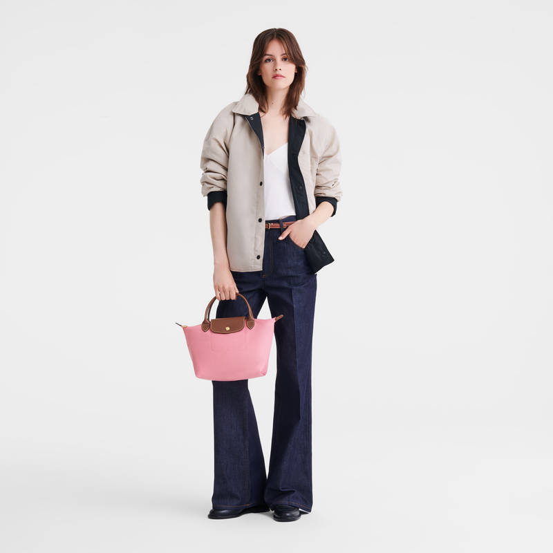 Longchamp Le Pliage Original Bolso con asa superior S Lona reciclada - Malvavisco Solo hoy