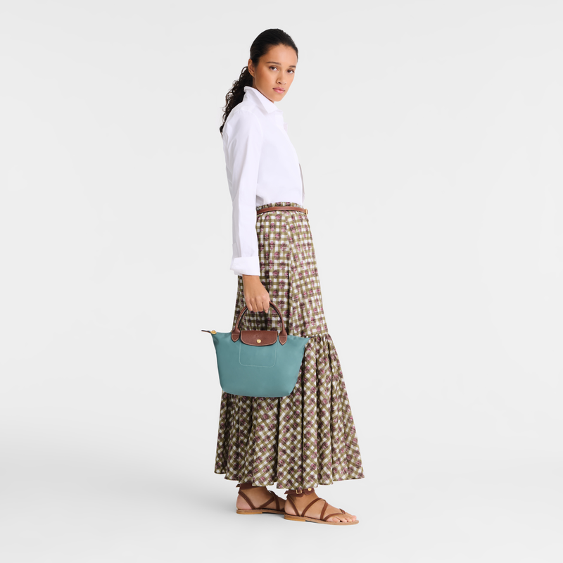 Longchamp Le Pliage Original Bolso con asa superior S Lona reciclada - Eucalipto Oferta especial de fábrica