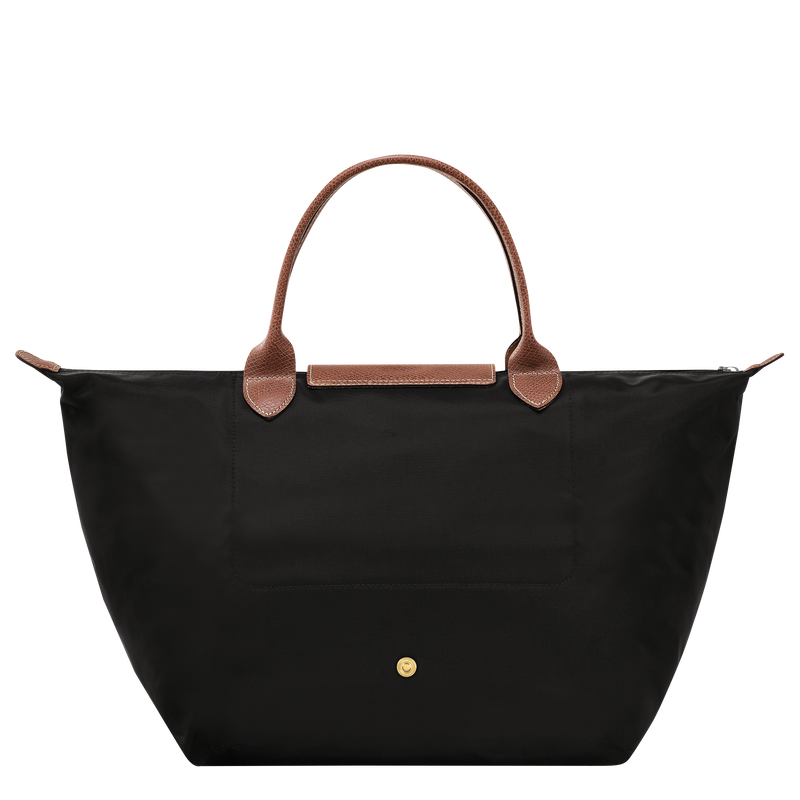Longchamp Le Pliage Original Bolso con asa superior M Lona reciclada - Negro Solo queda un día