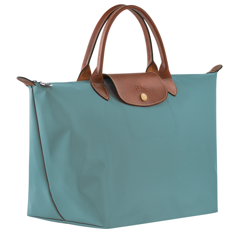 Longchamp Le Pliage Original Bolso con asa superior M Lona reciclada - Eucalipto Tienda de fábrica