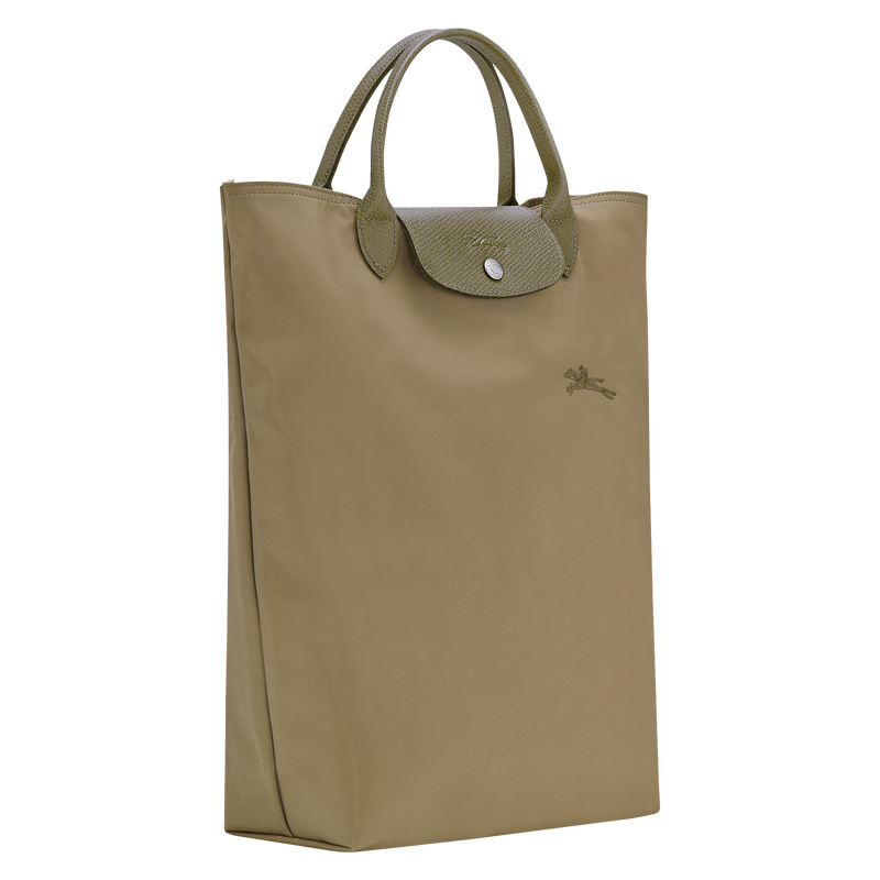 Longchamp Le Pliage Green Bolso shopper M Tela - alcachofa Libre de impuestos