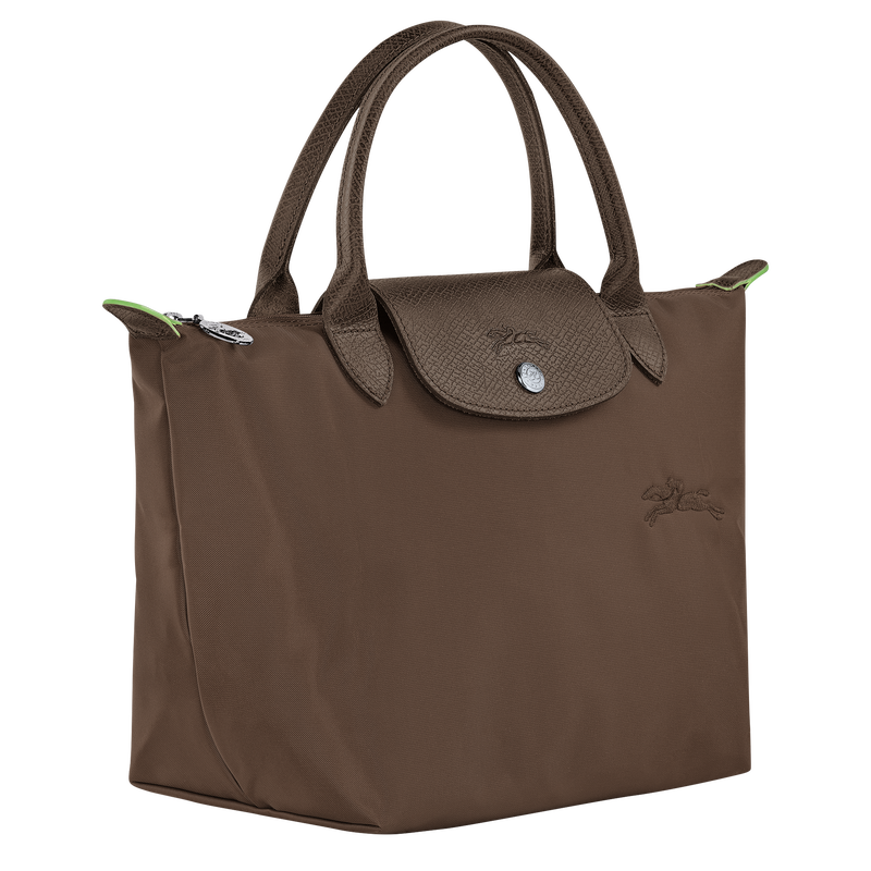 Longchamp Le Pliage Green Bolso con asa superior S Lona reciclada - Tierra Descuento por venta flash
