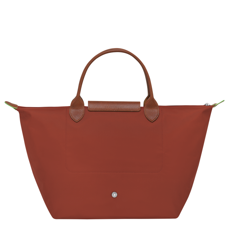 Longchamp Le Pliage Green Bolso con asa superior M Lona reciclada - Castaño Ofertas especiales