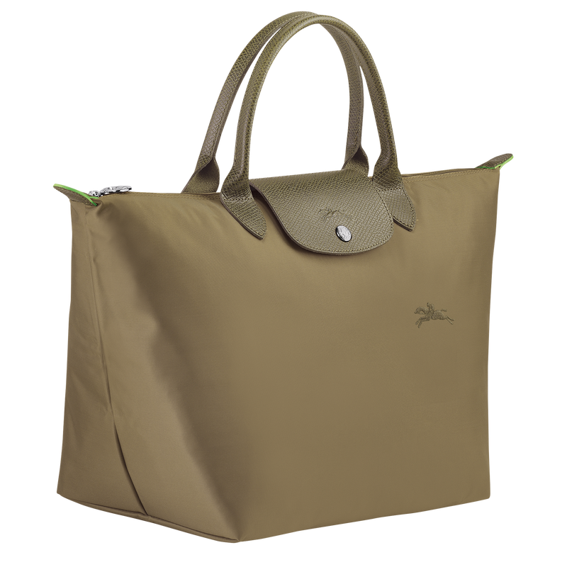 Longchamp Le Pliage Green Bolso con asa superior M Lona reciclada - alcachofa Precio ultrabajo