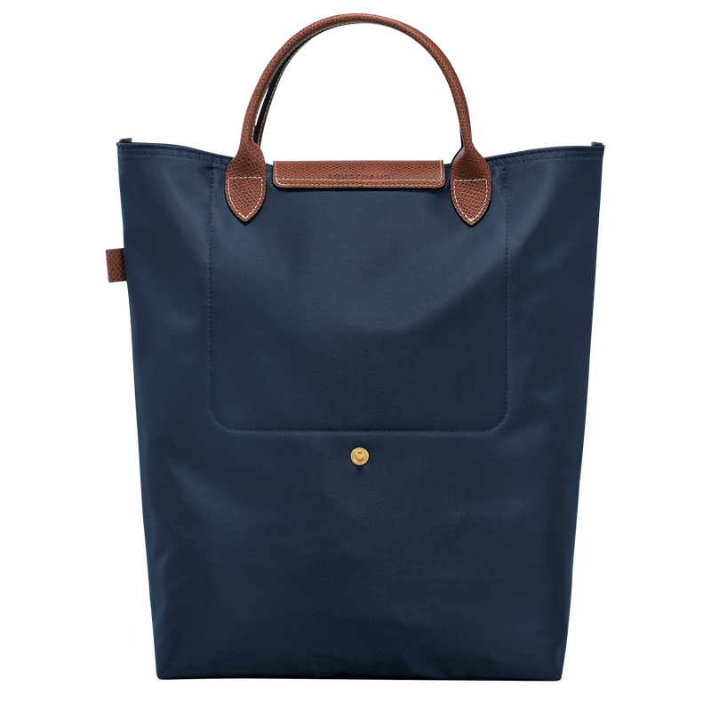 Longchamp Le Pliage Original Bolso shopper M Tela - Azul Marino Outlet online