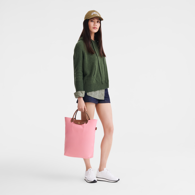 Longchamp Le Pliage Original Bolso shopper M Tela - Malvavisco Venta caliente