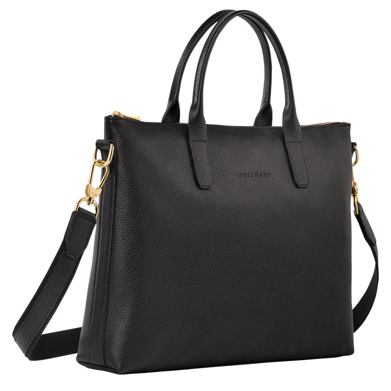 Longchamp Le Foulonné Maletín S Cuero - Negro Los más vendidos