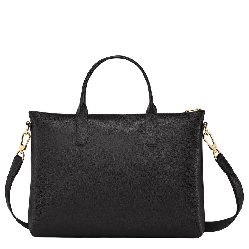 Longchamp Le Foulonné Maletín S Cuero - Negro Los más vendidos