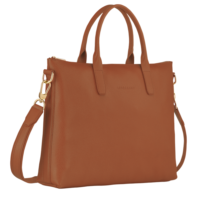 Longchamp Le Foulonné Maletín S Cuero - Caramelo Ventas relámpago