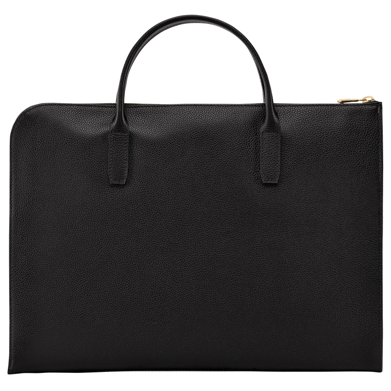 Longchamp Le Foulonné Maletín S Cuero - Negro Tienda