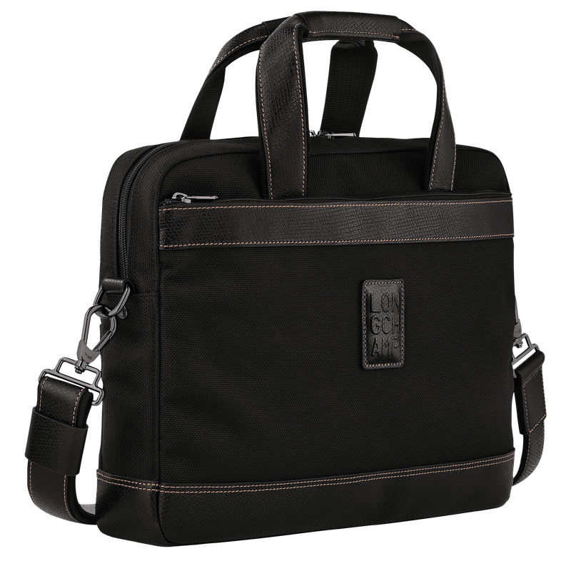 Longchamp Boxford Maletín S Lona reciclada - Negro Tienda