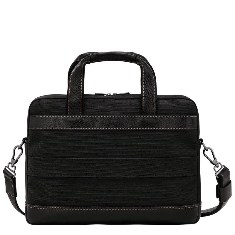 Longchamp Boxford Maletín S Lona reciclada - Negro Tienda