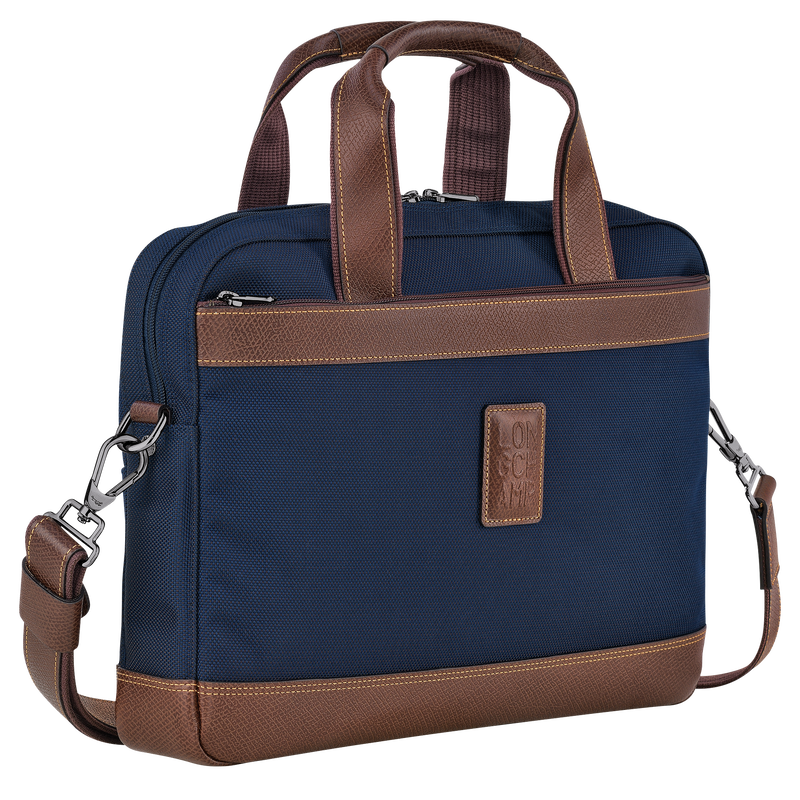 Longchamp Boxford Maletín S Lona reciclada - Azul Mejor oferta
