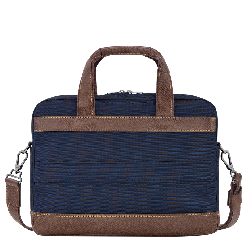 Longchamp Boxford Maletín S Lona reciclada - Azul Mejor oferta