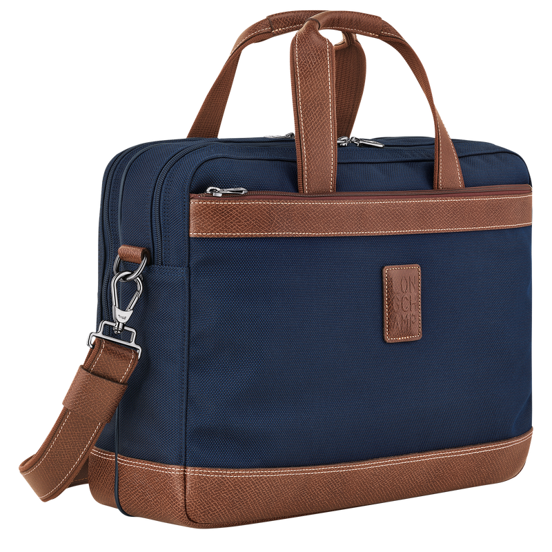 Longchamp Boxford Maletín L Lona reciclada - Azul Envío gratis