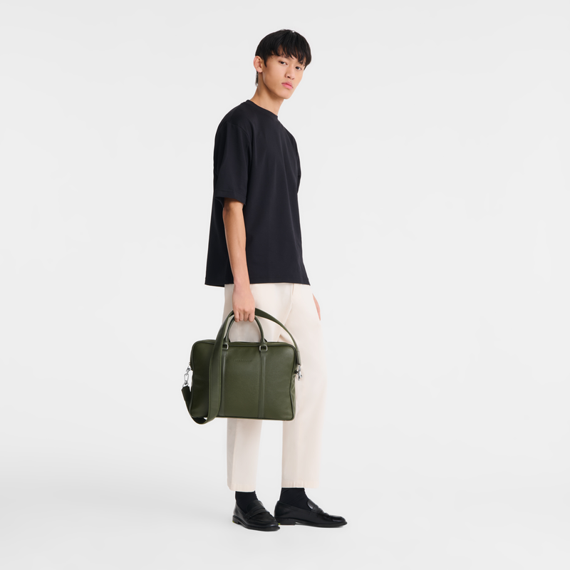 Longchamp Le Foulonné Maletín XS Cuero - Caqui COMPRAR AHORA
