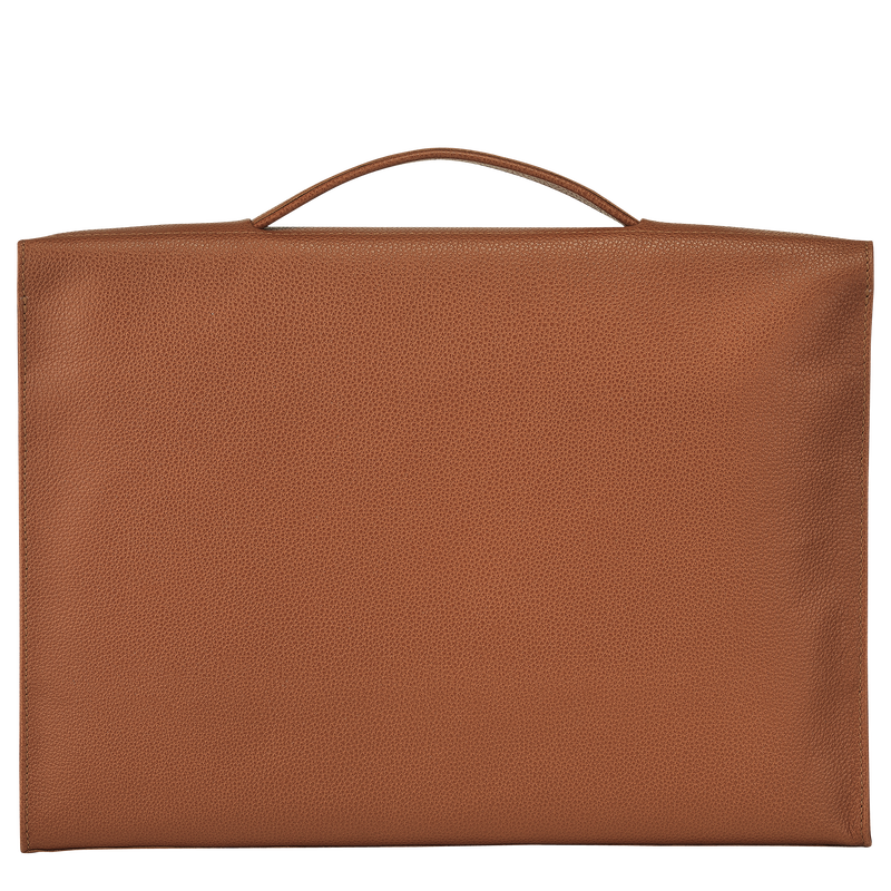Longchamp Le Foulonné Maletín S Cuero - Caramelo Oferta especial de fábrica