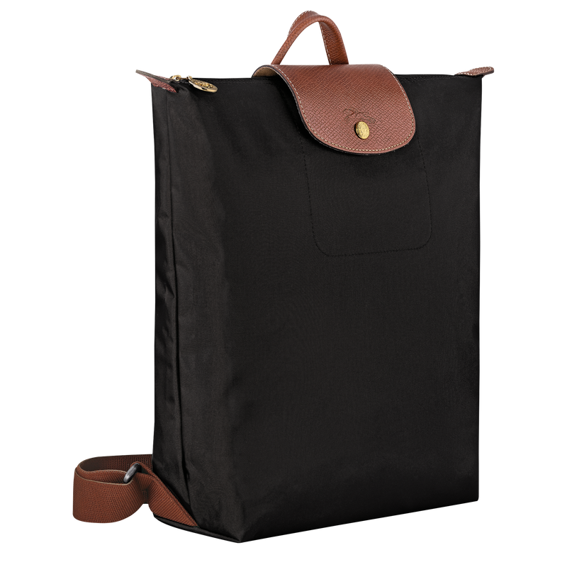 Longchamp Le Pliage Original Mochila M Tela - Negro Promoción trimestral