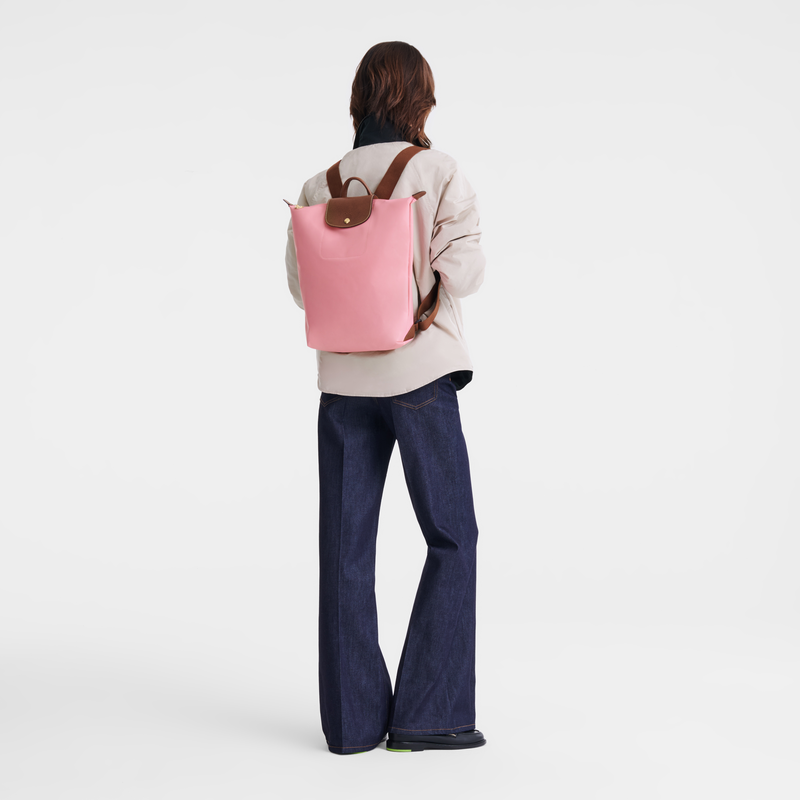 Longchamp Le Pliage Original Mochila M Tela - Malvavisco Grandes descuentos