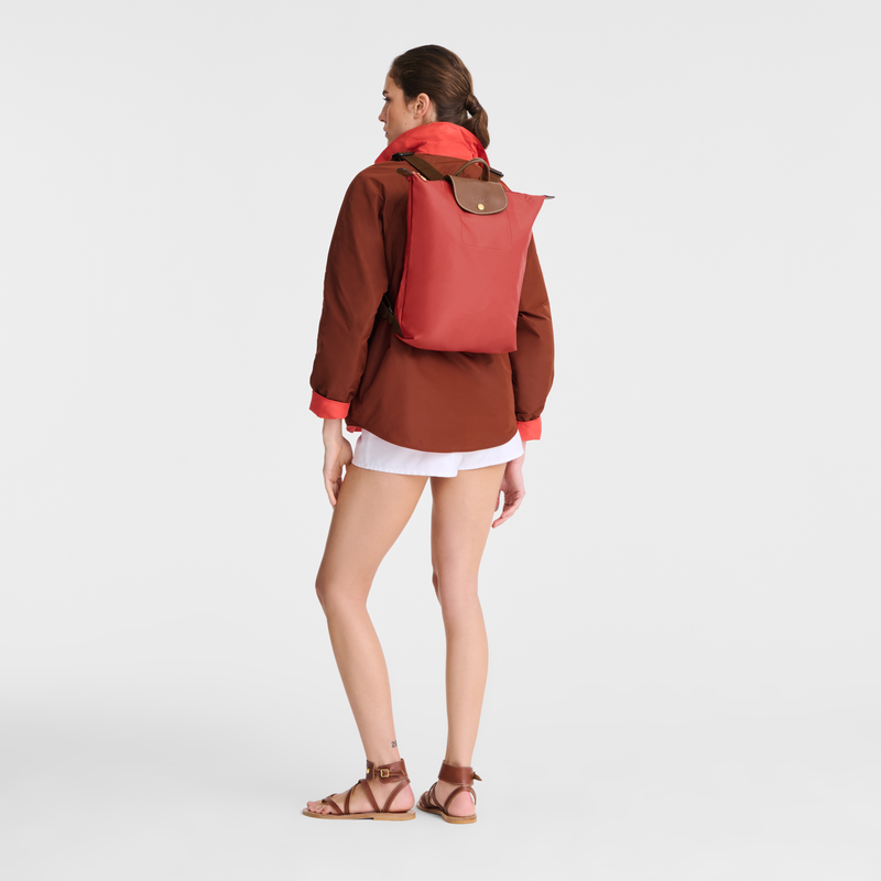 Longchamp Le Pliage Original Mochila M Tela - Tomate Envío internacional gratuito