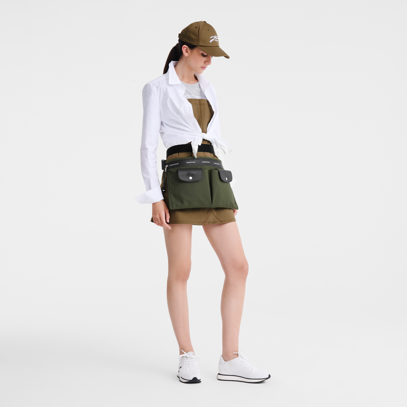 Longchamp Le Pliage Energy Bolso bandolera L Tela - Caqui Ahorra y exporta