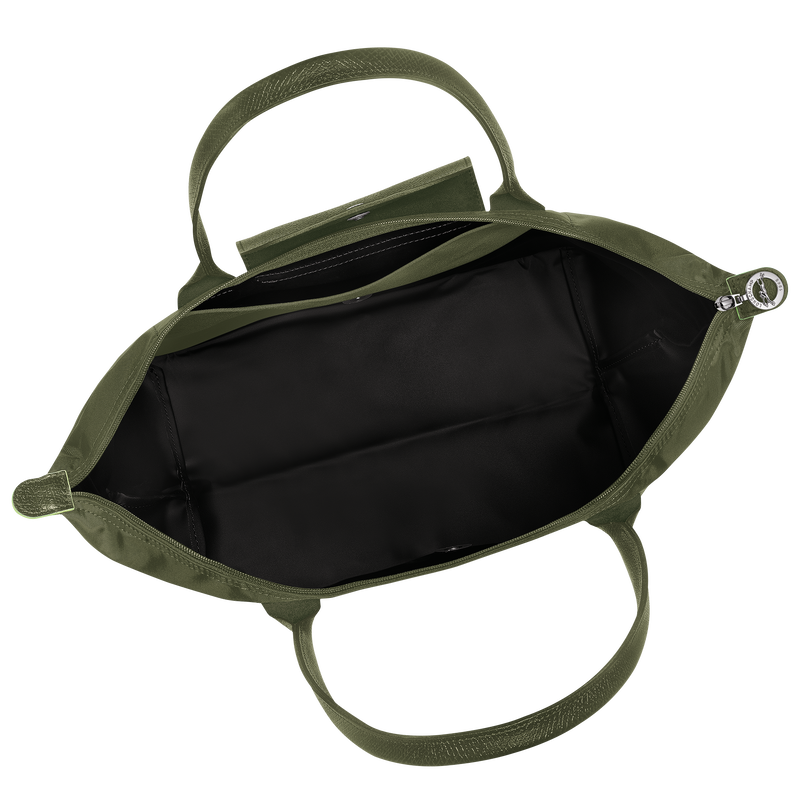 Longchamp Le Pliage Green Bolso de hombro L Lona reciclada - Bosque Precio ultrabajo