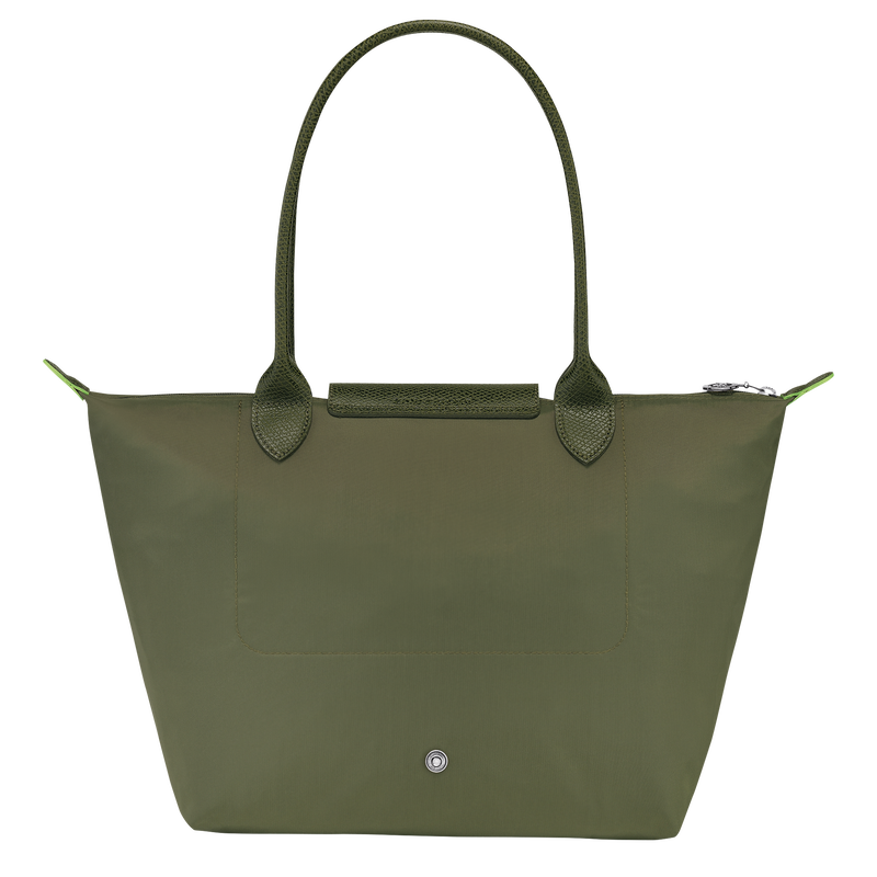 Longchamp Le Pliage Green Bolso de hombro M Lona reciclada - Bosque 2025