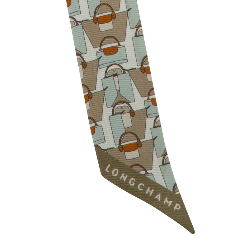 Longchamp Origami Le Pliage Banda Seda - Verbena Tienda