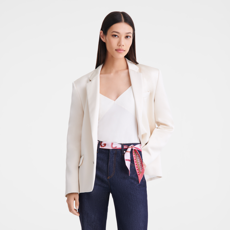Longchamp En el huerto Banda Seda - Malvavisco Precio de fábrica